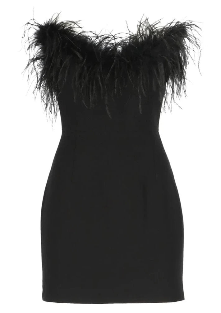 Alessandra Mini Dress - Black