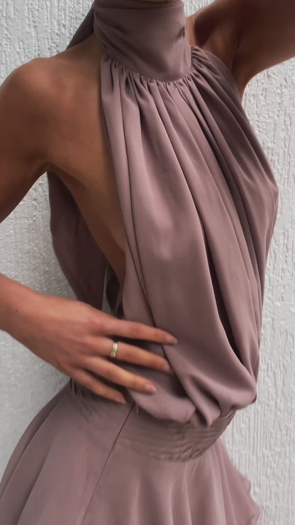 Porscha Dress - Truffle