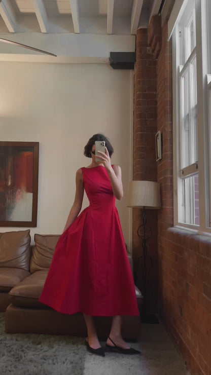 Jacqueline Dress - Red
