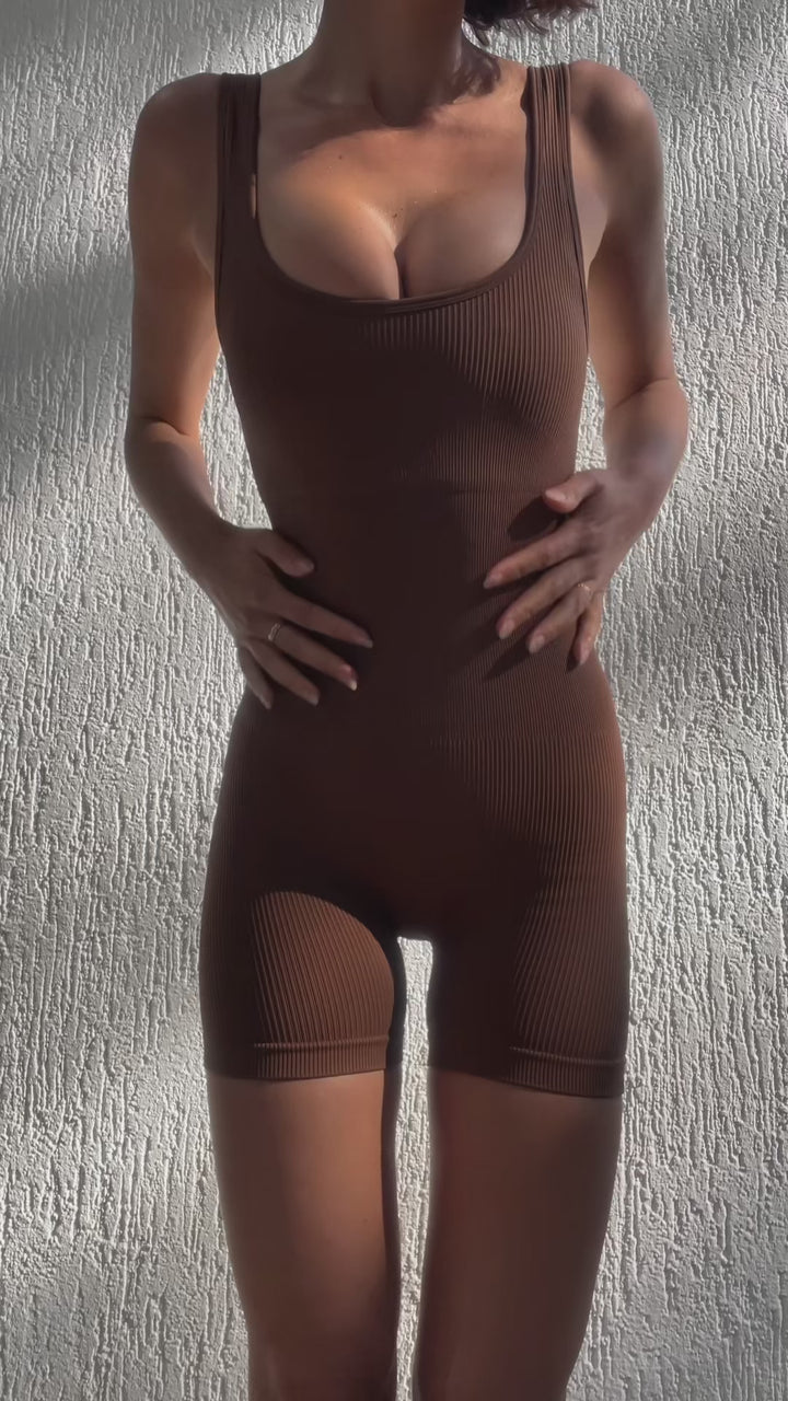 Katia Bodysuit - Chocolate