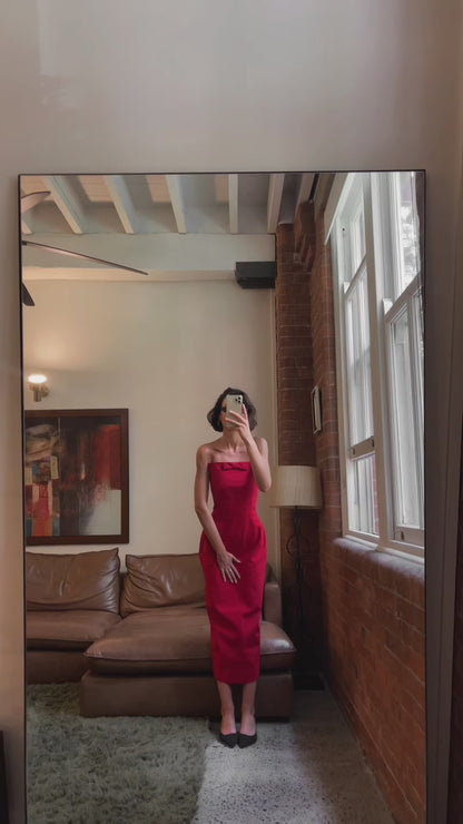 Marilyn Dress - Red