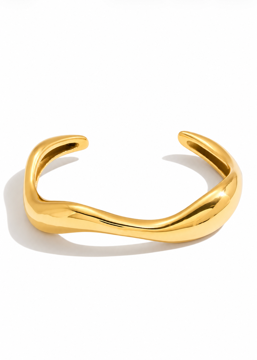 Camille Cuff Bracelet - Gold