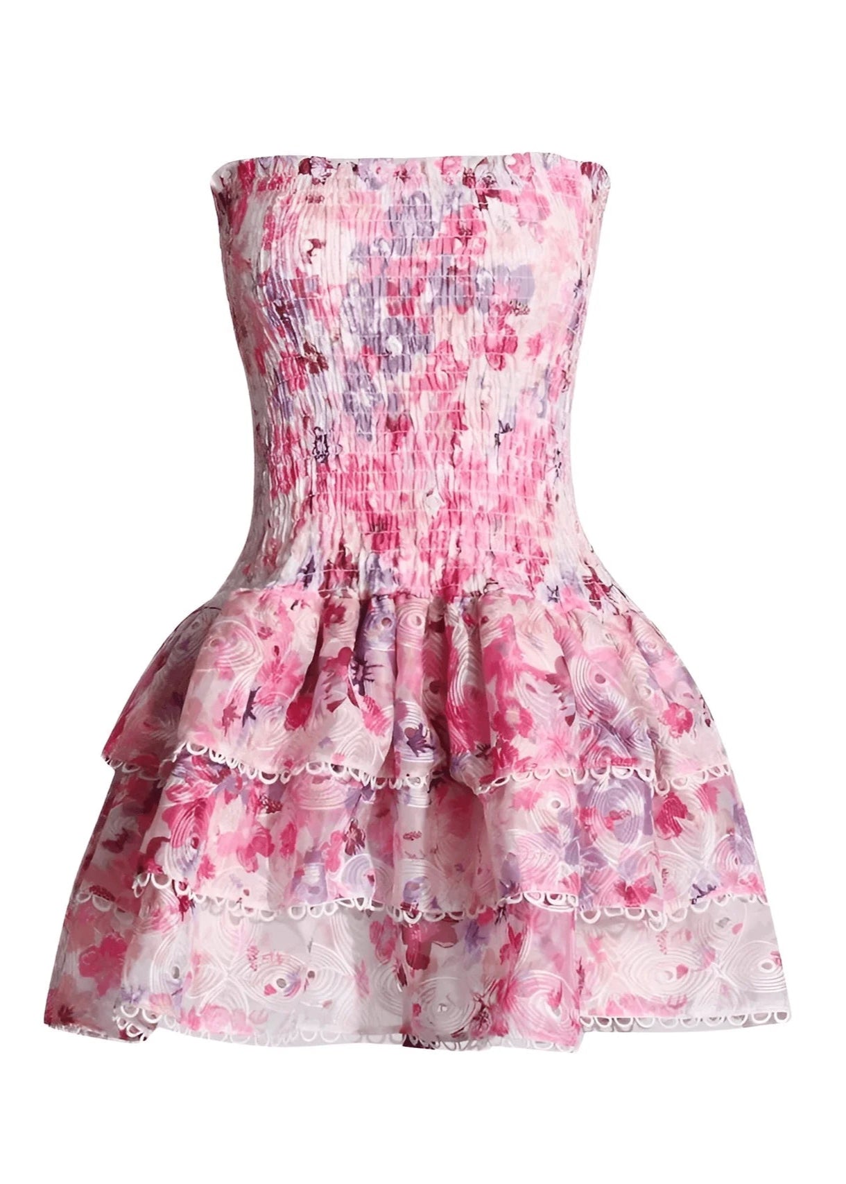 Vienna Dress - Pink Floral