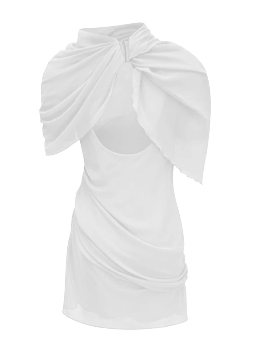 Carmen Dress - White